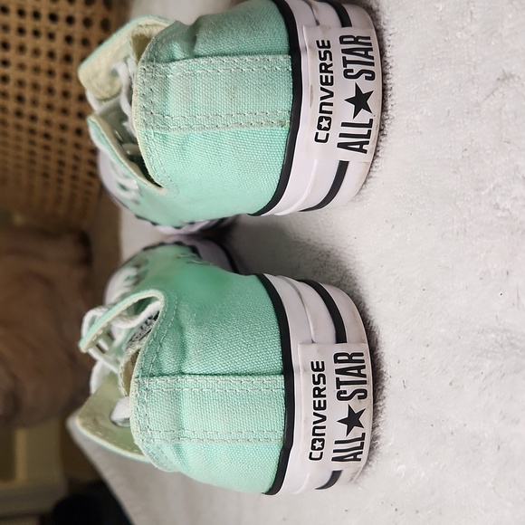 Converse All Star Low Tops women's Sz 7 Seafoam Green - Picture 7 of 7
